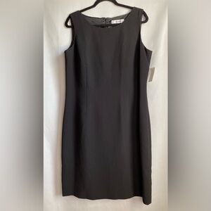 Jones Studio Separates Black Dress, Size 16 Sleeveless Cocktail Career Corpcore